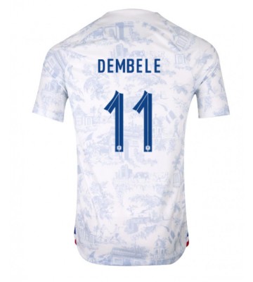 Lacne Muži Futbalové dres Francúzsko Ousmane Dembele #11 MS 2022 Krátky Rukáv - Preč